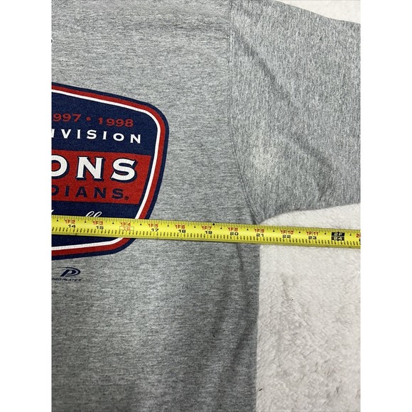 Vintage Cleveland Indians 1999 Pro Player Gray Shirt MLB Size Large Chief Wahoo - Picture 6 of 8